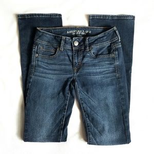 American Eagle Medium Wash Boot Cut Jeans, Size 0